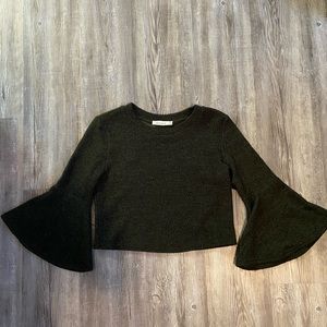 Delilah Dark Green Crop Top